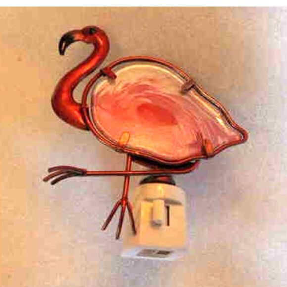 Flamingo Night Light by Regal Art & Gift WORKS GREAT Bulb Included Beach Decor - Picture 2 of 5
